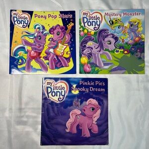 Vintage My Little Pony Book Lot 3 Pop Stars Mystery Monster Spooky Dream